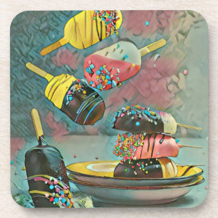 Schokoladensprinkles Getränkeuntersetzer