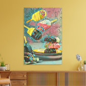 Schokoladensprinkles Leinwanddruck (Insitu (Wohnzimmer))