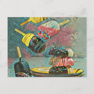 Schokoladensprinkles Postkarte