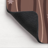 Schokoladenstangen und Streifenmuster Mousepad (Ecke)