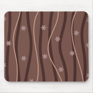 Schokoladenstangen und Streifenmuster Mousepad