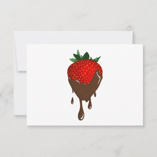 Schokoladensterbe Einladung (Vorderseite)