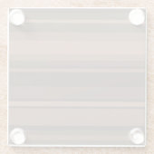 Schokoladenstreifen Glasuntersetzer (Rückseite)