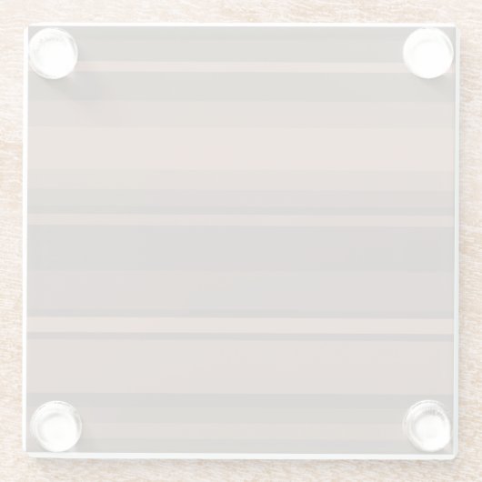 Schokoladenstreifen Glasuntersetzer (Rückseite)