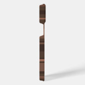 Schokoladenstreifen iPhone Hülle (Rechte Seite)