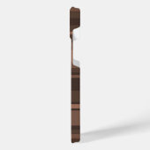 Schokoladenstreifen iPhone Hülle (Linke Seite)