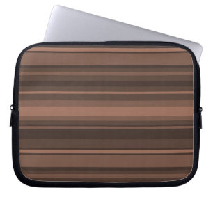Schokoladenstreifen Laptopschutzhülle