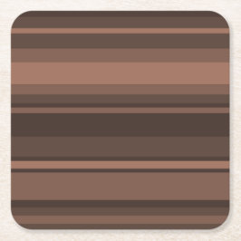 Schokoladenstreifen Rechteckiger Pappuntersetzer