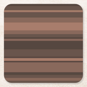 Schokoladenstreifen Rechteckiger Pappuntersetzer