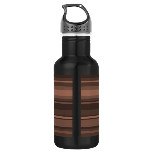 Schokoladenstreifen Trinkflasche (Rückseite)