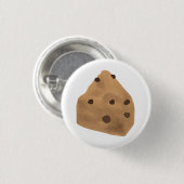 Schokoladenstück-Keks-Geschenk Button (Vorne & Hinten)