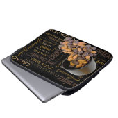 Schokoladenstücke und Mandeln Nahe Fotografie Laptopschutzhülle (Vorne Knopf)