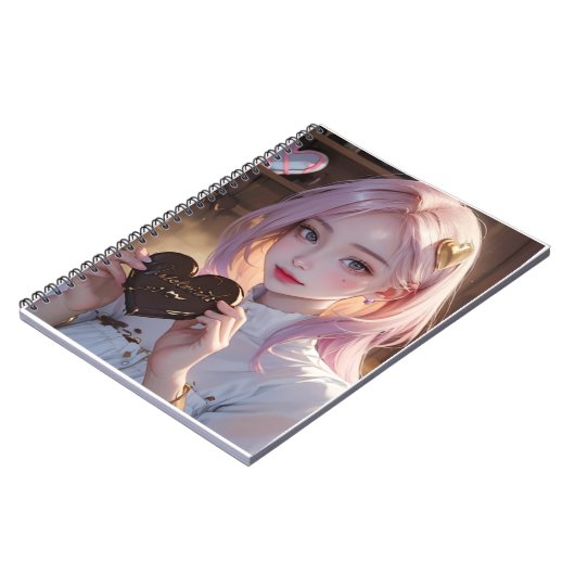 Schokoladenstuhl Notizblock (Linke Seite)