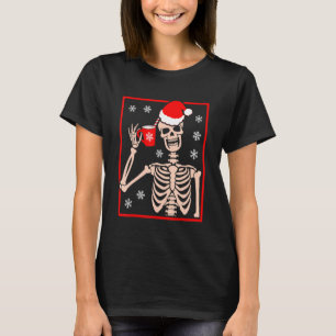 Schokoladensüchtiger Weihnachts-Heißer Kakao Schok T-Shirt