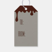 Schokoladentags Geschenkanhänger (Rückseite)