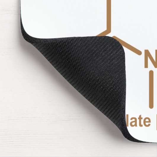 Schokoladentheobromin Mousepad (Ecke)