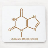 Schokoladentheobromin Mousepad (Vorne)