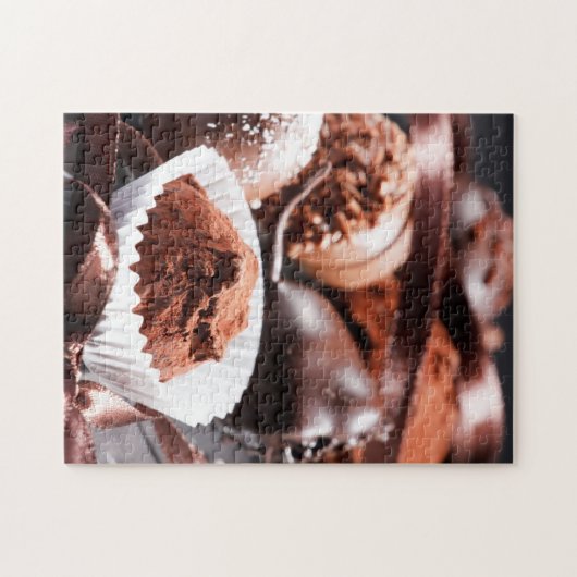 Schokoladentrüffeln Puzzle (Horizontal)