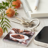 Schokoladentrüffeln Schlüsselanhänger (Vorderseite rechts)