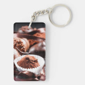 Schokoladentrüffeln Schlüsselanhänger (Rückseite)