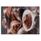 Schokoladentrüffeln Schneidebrett (Vorderseite)