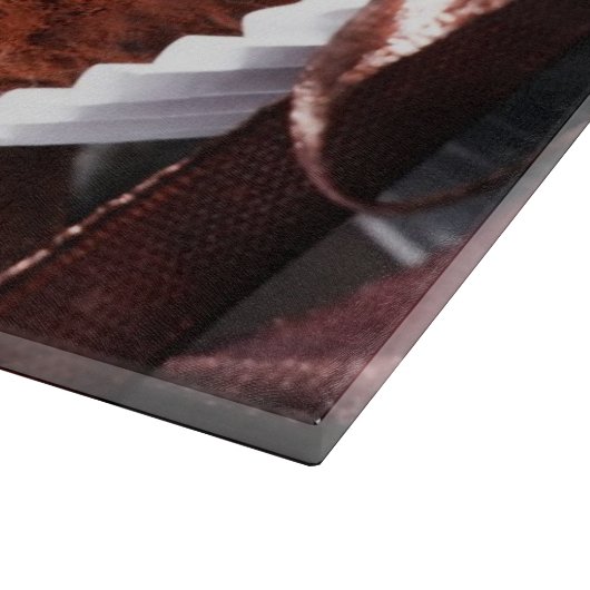 Schokoladentrüffeln Schneidebrett (Ecke)