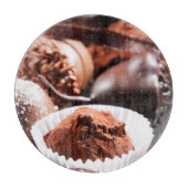 Schokoladentrüffeln Schneidebrett (Vorderseite)