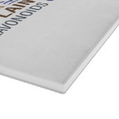 Schokoladentypografie Schneidebrett (Ecke)