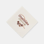 Schokoladenüberladung Party Napkins Serviette (Ecke)
