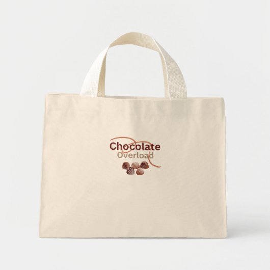 Schokoladenüberladung Tasche (Vorne)