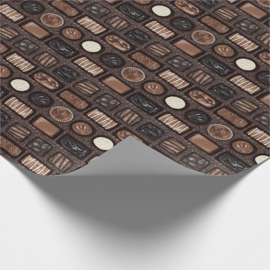 Schokoladenverpackungspapier Geschenkpapier (Ecke)