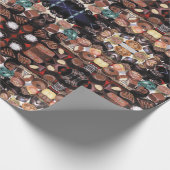 Schokoladenverpackungspapier Geschenkpapier (Ecke)