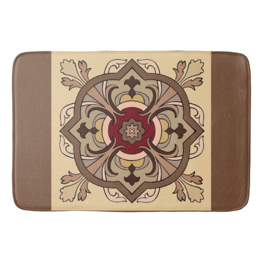 Schokoladenwein Badematte (Vorderseite)