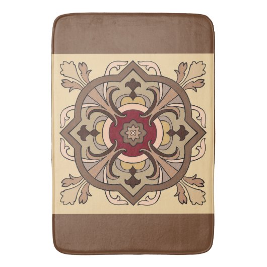 Schokoladenwein Badematte (Vorderseite Vertikal)