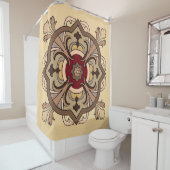 Schokoladenwein Duschvorhang (Beispiel)