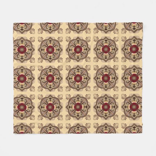 Schokoladenwein Fleecedecke (Vorderseite (Horizontal))