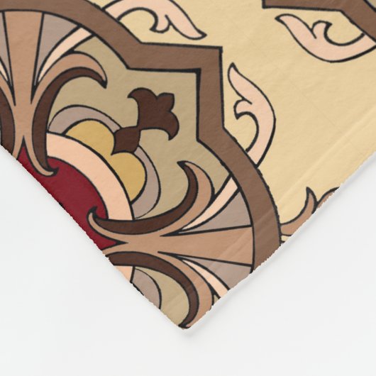 Schokoladenwein Fleecedecke (Ecke)