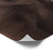 Schokoladenwelpen Poster (Ecke)