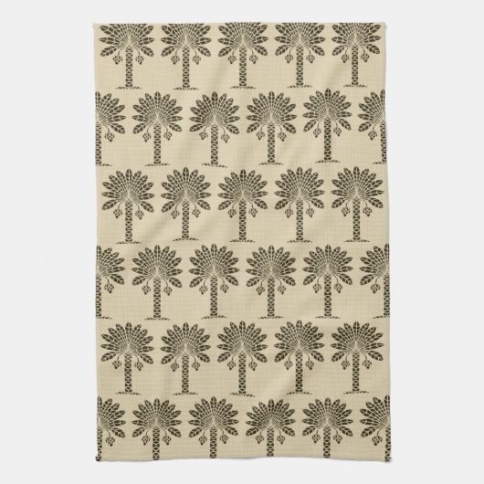 Schokoladenwürfelpalme Handtuch (Vertikal)