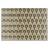 Schokoladenwürfelpalme Schneidebrett (Vorderseite)