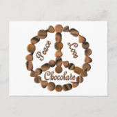 Schokoladenzeichen Postkarte (Vorderseite)