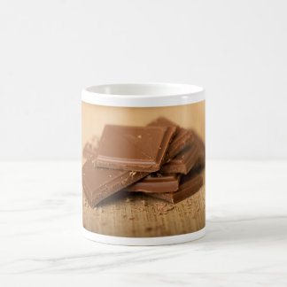 Schokoladestücke Kaffeetasse