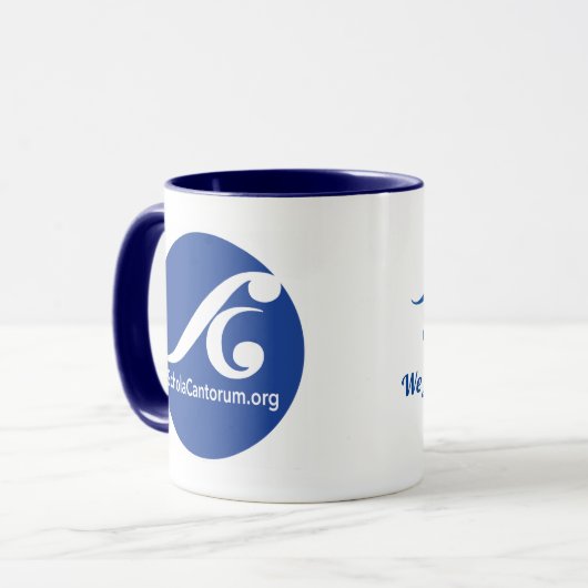 Schola Cantorum "Can’t stop singen"- 11 oder 15 oz Tasse (Vorderseite Links)