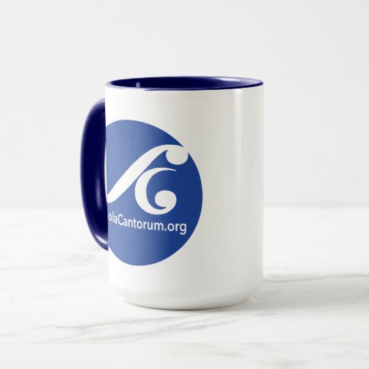 Schola Cantorum "dot logo" Tasse - in 11 oder 15 o (Vorderseite Links)