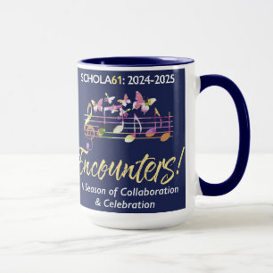 Schola Cantorum Encounters Blue 12 oz Tasse