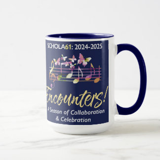 Schola Cantorum Encounters Blue 12 oz Tasse