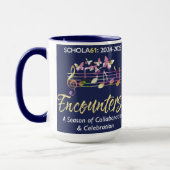 Schola Cantorum Encounters Blue 12 oz Tasse (Links)