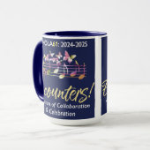 Schola Cantorum Encounters Blue 12 oz Tasse (Vorderseite Links)