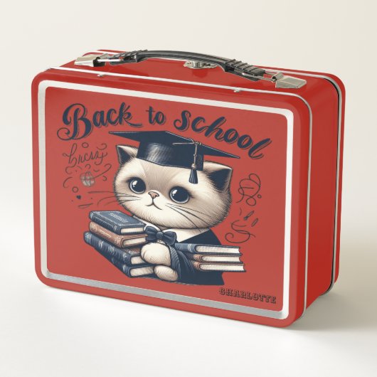 Scholar Cat Lunchbox (Rückseite)