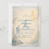 Scholarly Physical Therapy Graduation Einladung (Vorderseite)